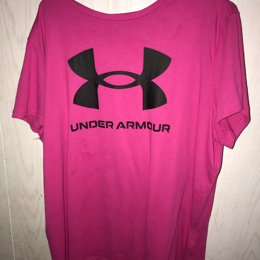 Under Armour Pink T-Shirt